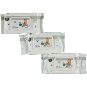 3 Pack Abc Wet Wipes 80