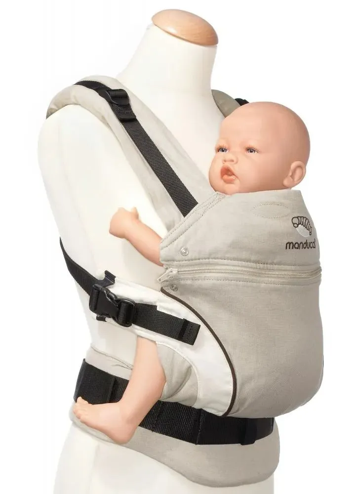 [3 Years Local Warranty] Manduca First HempCotton Baby Carrier - Sand