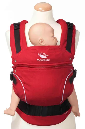 [3 Years Local Warranty] Manduca Pure Cotton Baby Carrier - Chili Red