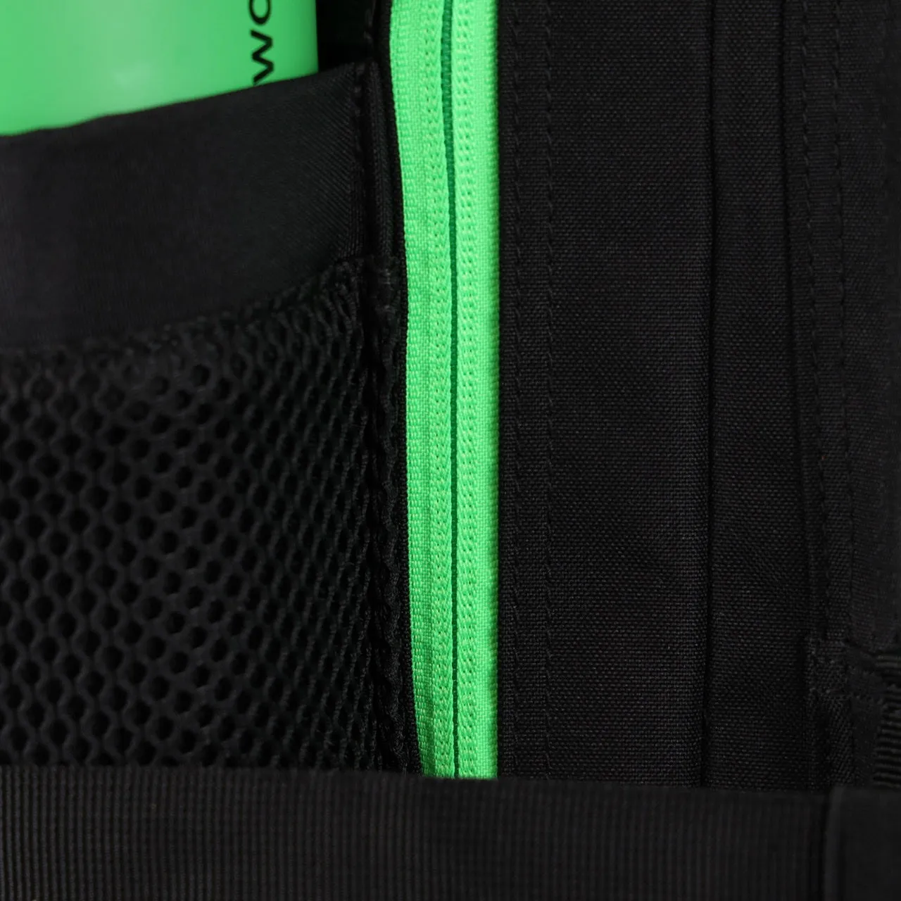 35L Backpack Black Neon Green