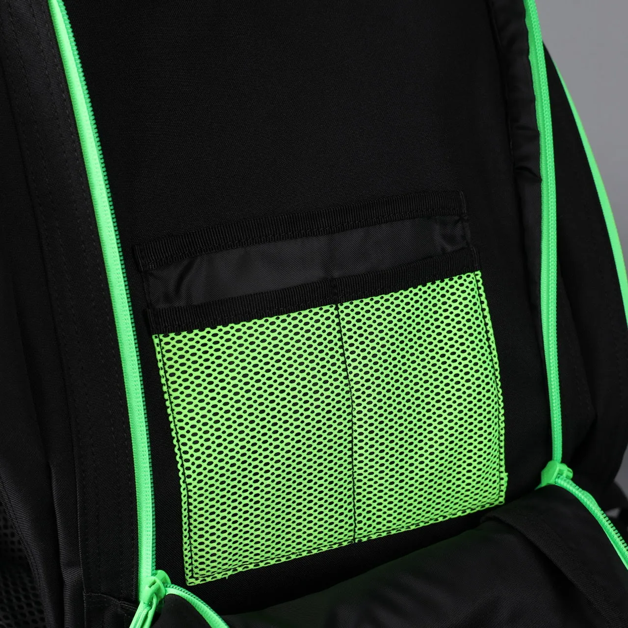 35L Backpack Black Neon Green