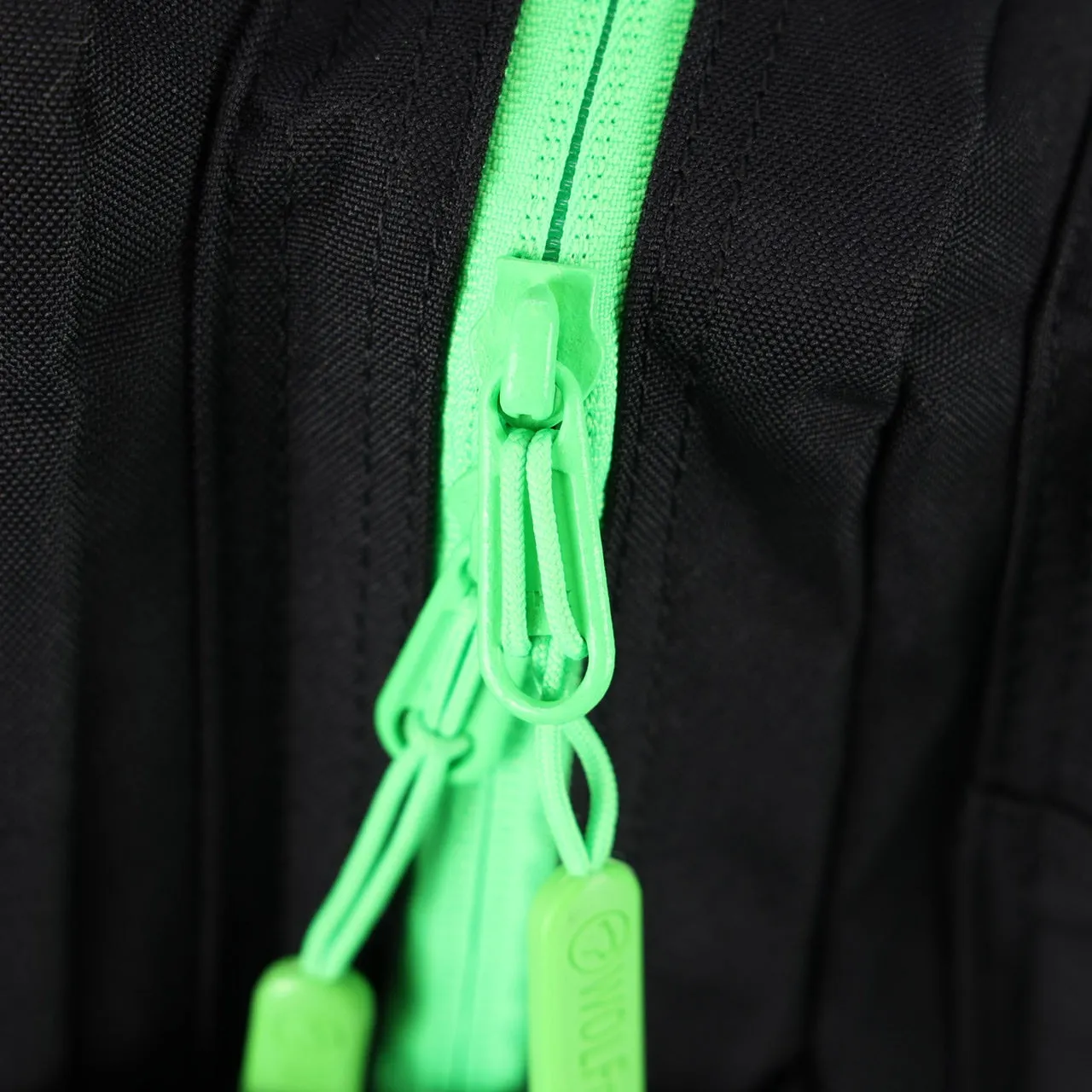 35L Backpack Black Neon Green