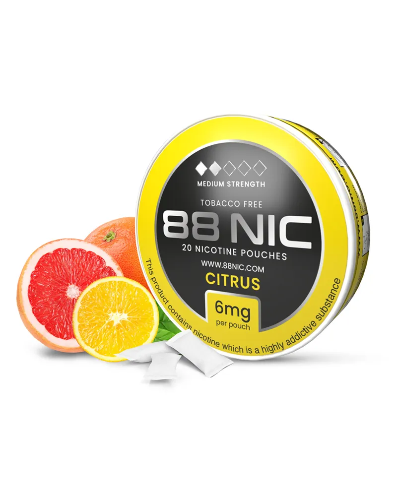 88 Nic Citrus Nicotine Pouches