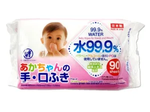 99.9%Water Baby Wipes for Hands and Mouth