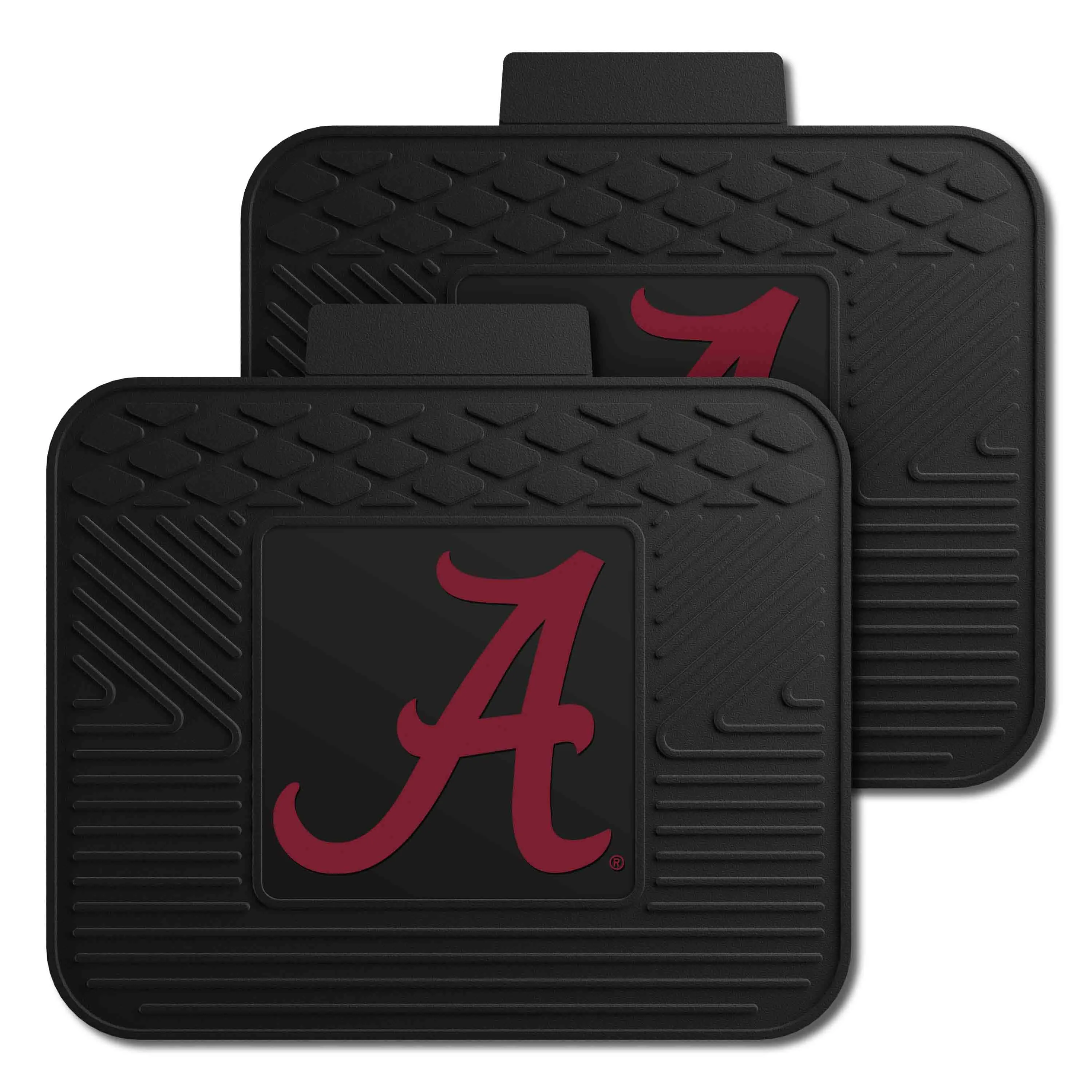 Alabama Crimson Tide Back Seat Car Utility Mats - 2 Piece Set