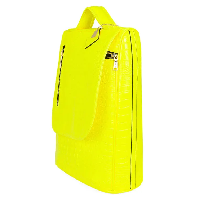 Apollo Neon Yellow Backpack