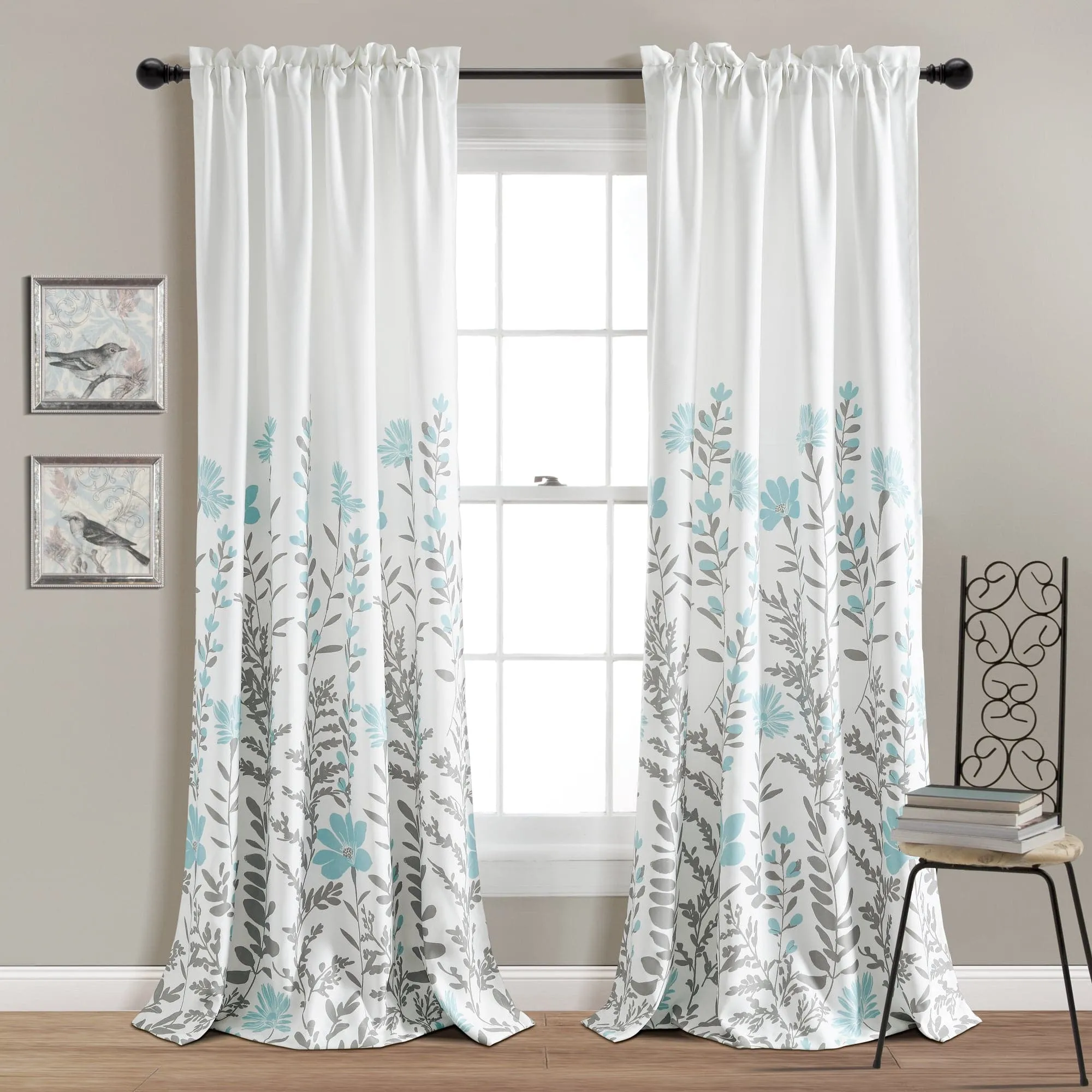 Aprile Light Filtering Window Curtain Set