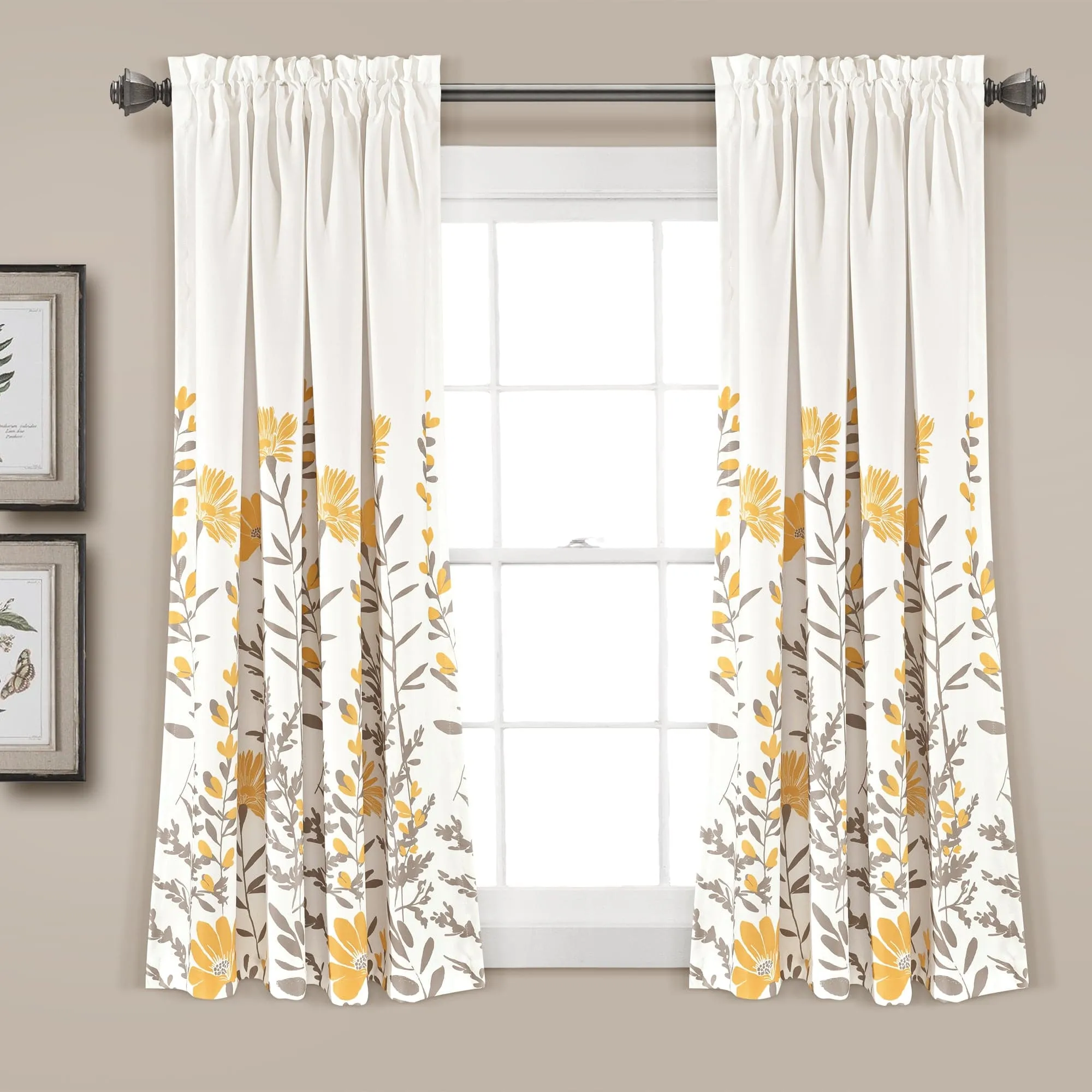 Aprile Light Filtering Window Curtain Set