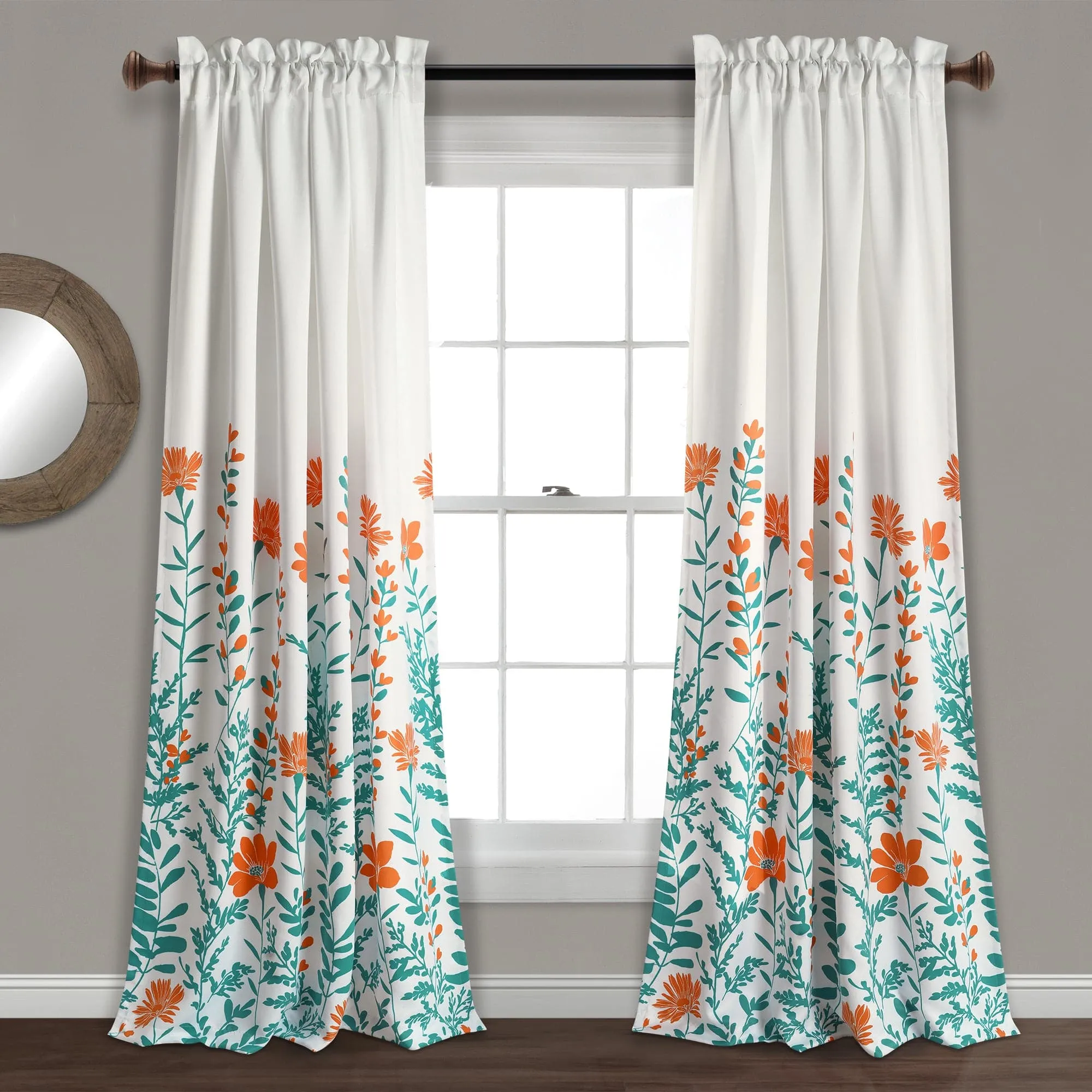 Aprile Light Filtering Window Curtain Set