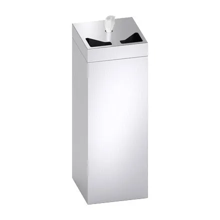 ASI 0839-TWH Stainless Steel Sanitizer Wipes Dispenser and Disposal - 17 gal. - Freestanding