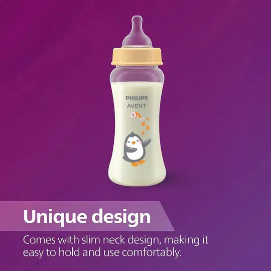 Avent Grow Bottle for 6m  - Easy Clean, Anti-Colic, BPA Free, 330ml