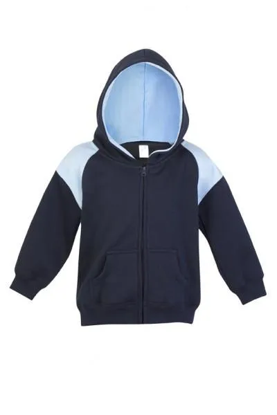 Baby Fleece Full Zip Contrast Hooded Jacket