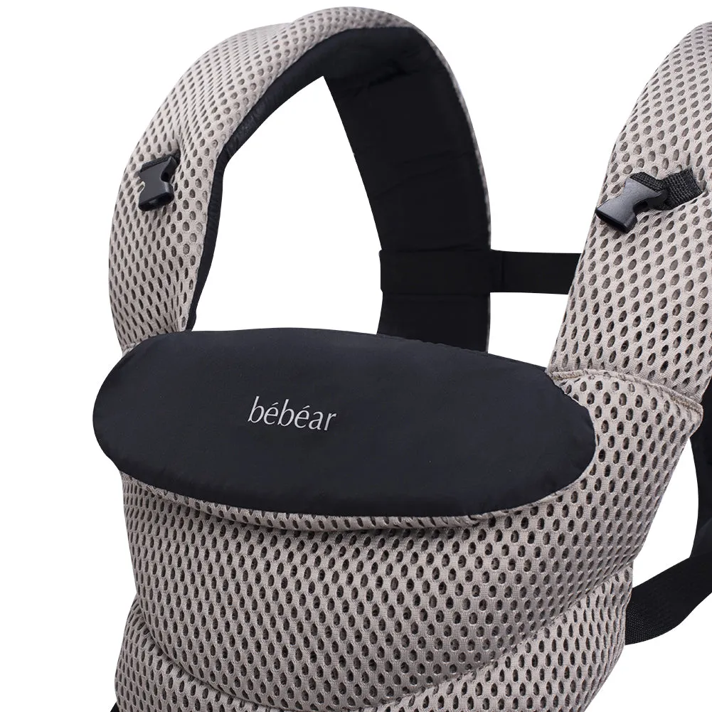 Bebamour Baby Carrier Sling 3 in 1 Ergonomic Baby Carrier Backpack Breathable and Soft Baby Wrap for Infant and Toddlers