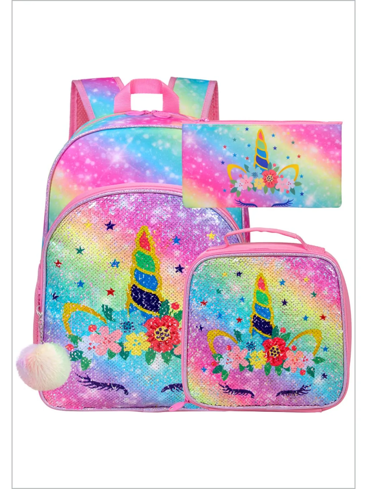 Believe In Magic Backpack and Lunchbox Set