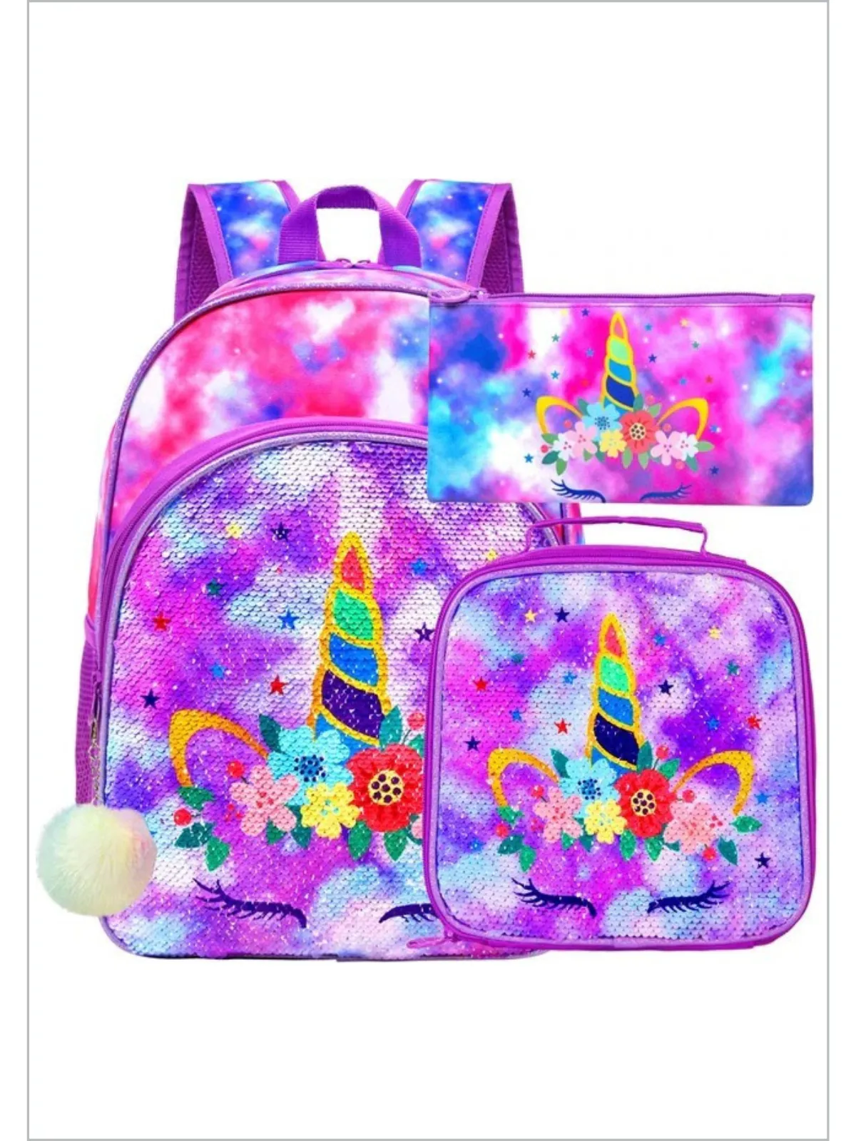 Believe In Magic Backpack and Lunchbox Set