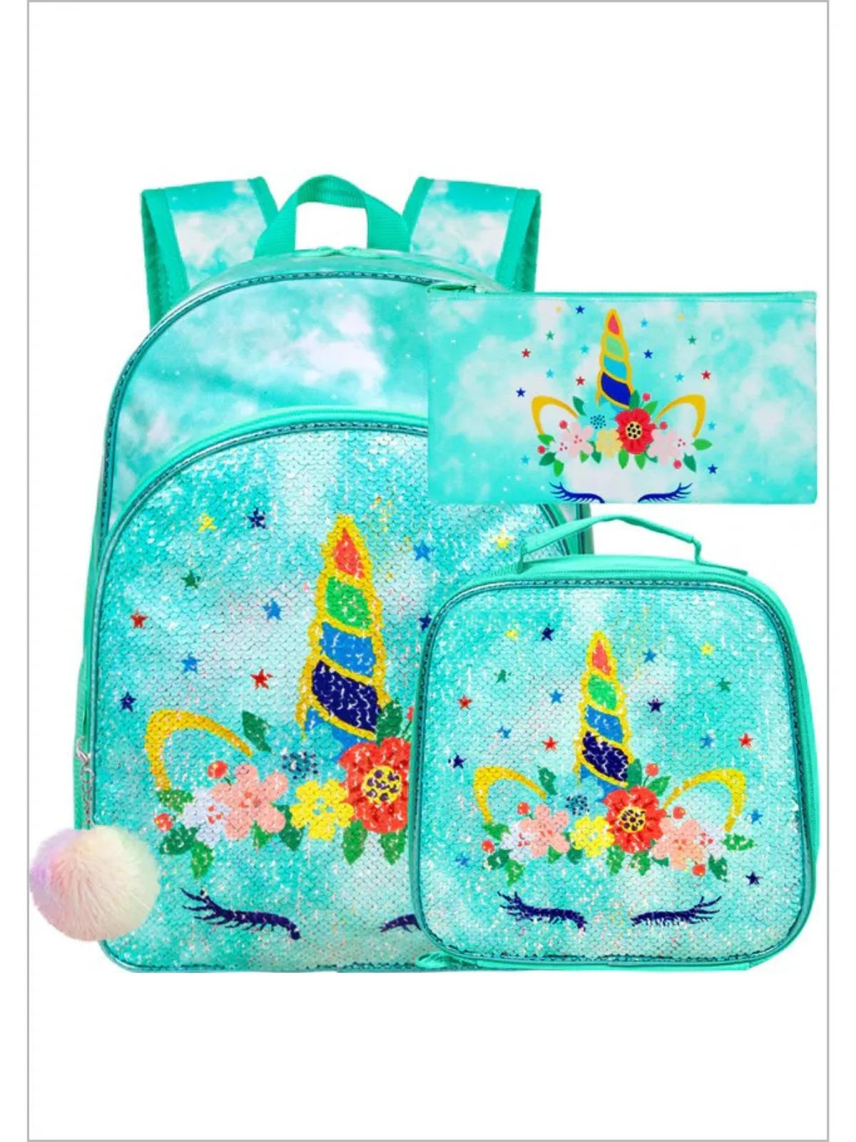 Believe In Magic Backpack and Lunchbox Set