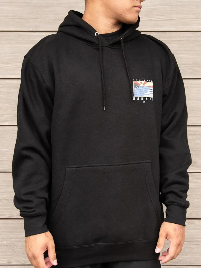 BILLABONG LINE UP HI PULLOVER HOODIE - BLACK