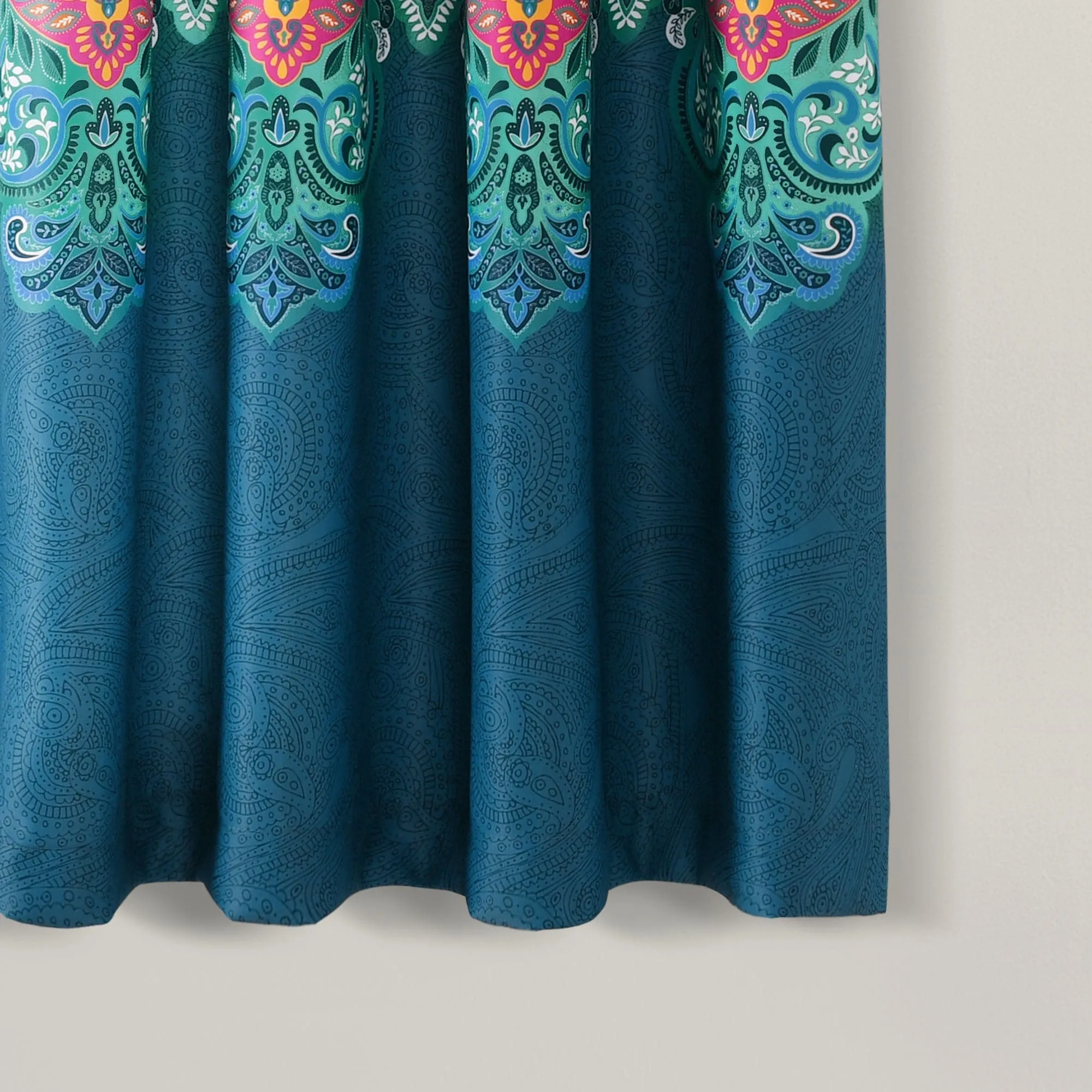 Boho Chic Light Filtering Window Curtain Panel Set