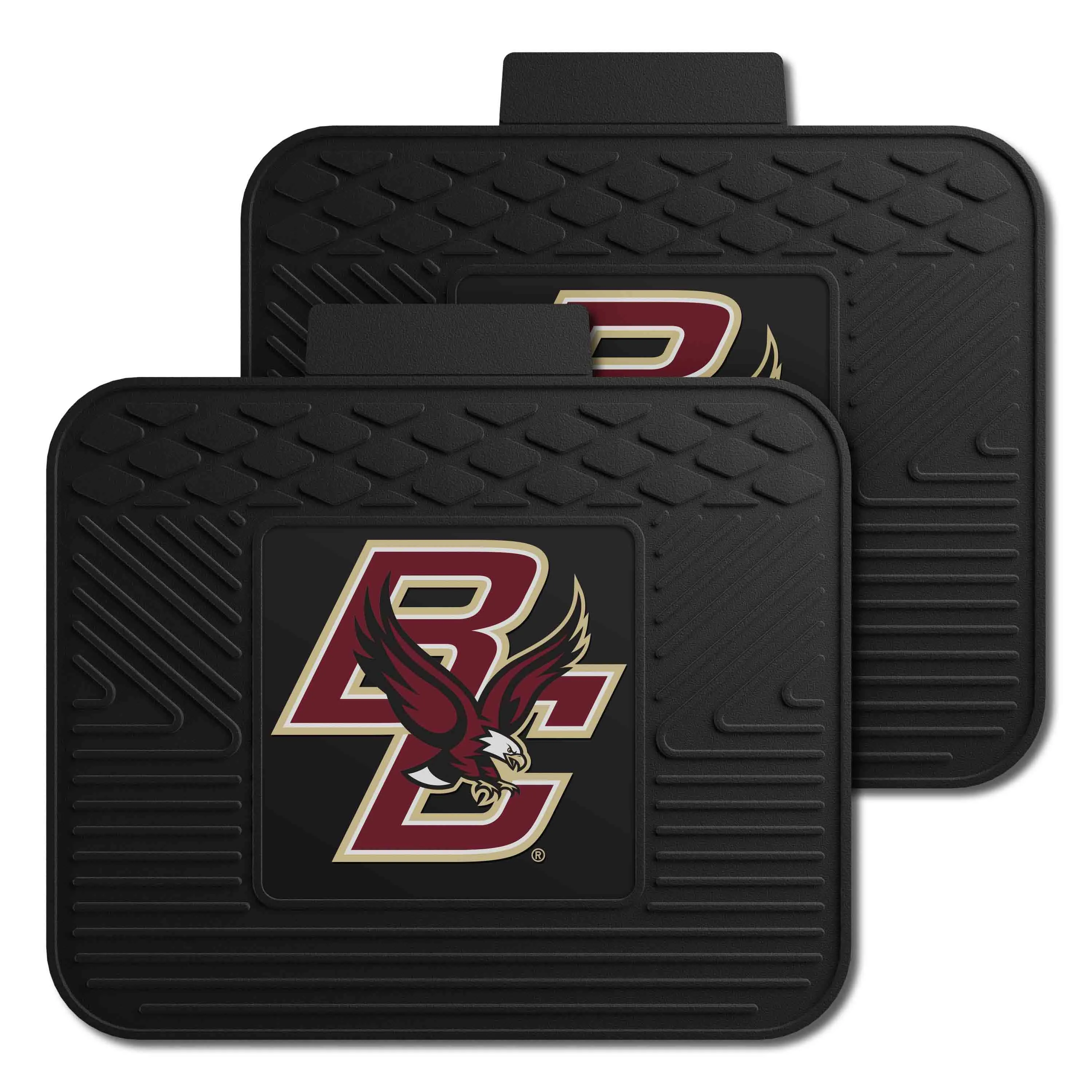 Boston College Eagles Back Seat Car Utility Mats - 2 Piece Set