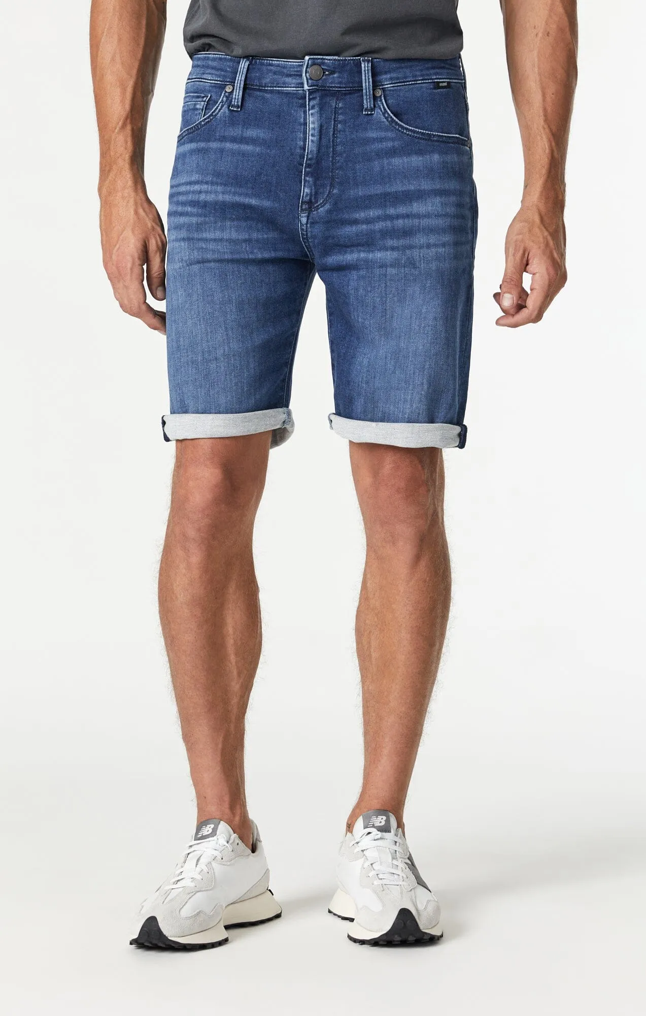 BRIAN SHORTS IN DARK BRUSHED ATHLETIC