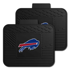 Buffalo Bills Back Seat Car Utility Mats - 2 Piece Set