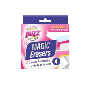 Buzz Sponge Magic Erasers 4 Pack