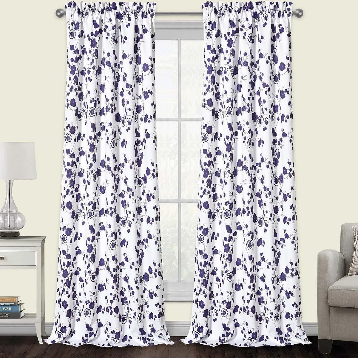 Camila Room Darkening Curtain Panels Pair ( Set of 2 )