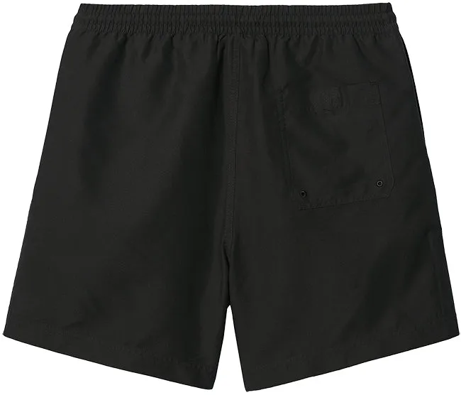 Carhartt WIP Mens Chase Swim Shorts Black