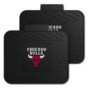 Chicago Bulls Back Seat Car Utility Mats - 2 Piece Set