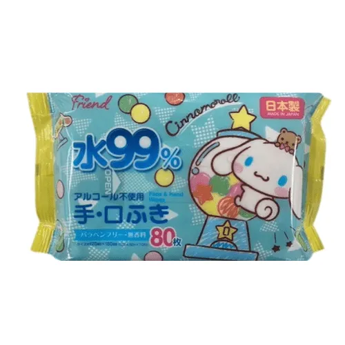 Cinnamoroll My Melody & Kuromi Wet Face and Hand Wipes