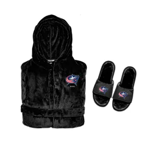 Columbus Blue Jackets Phantom Robe Slide Bundle