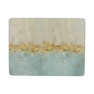 Creative Tops Golden Reflections Pack Of 6 Premium Placemats