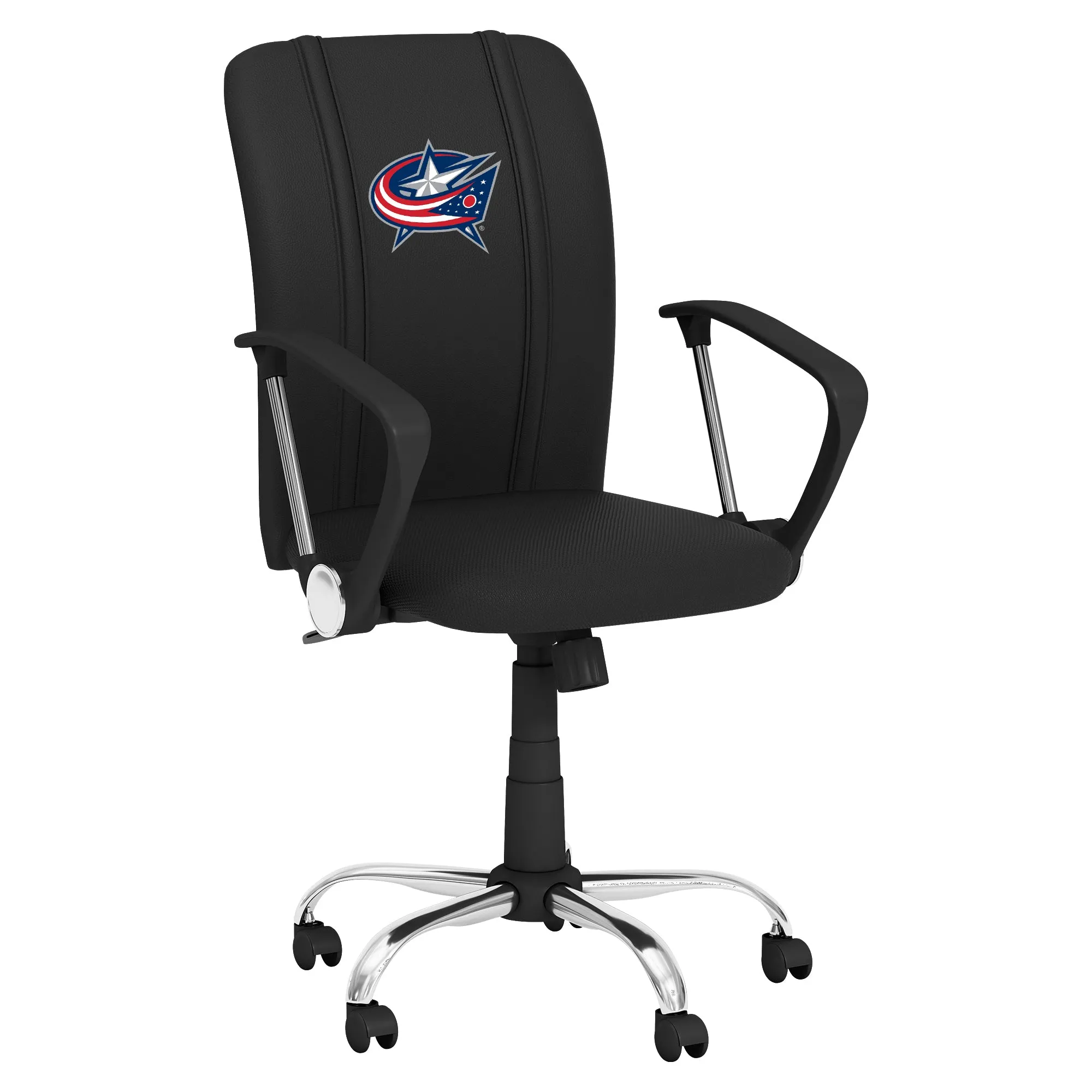 Curve Task Chair with Columbus Blue Jackets Logo