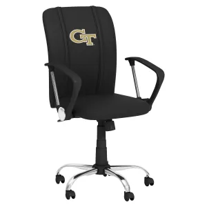 Curve Task Chair with Georgia Tech Yellow Jackets Block GT Logo