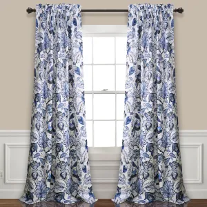 Cynthia Jacobean Light Filtering Window Curtain Set