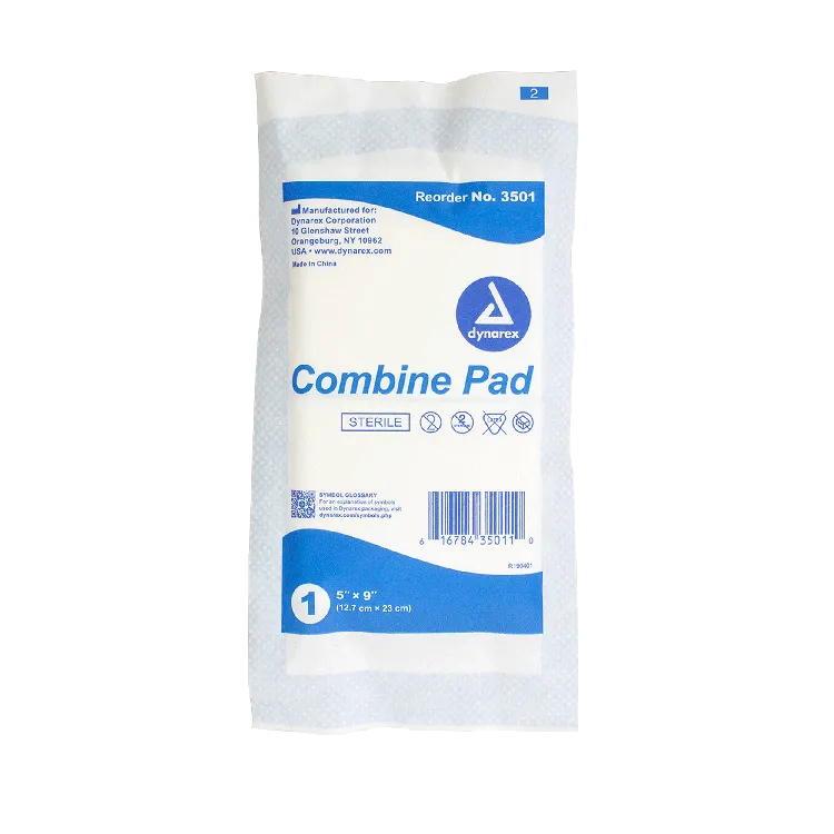 Dynarex Sterile Non-Adherent Combine Pad 5" x 9"