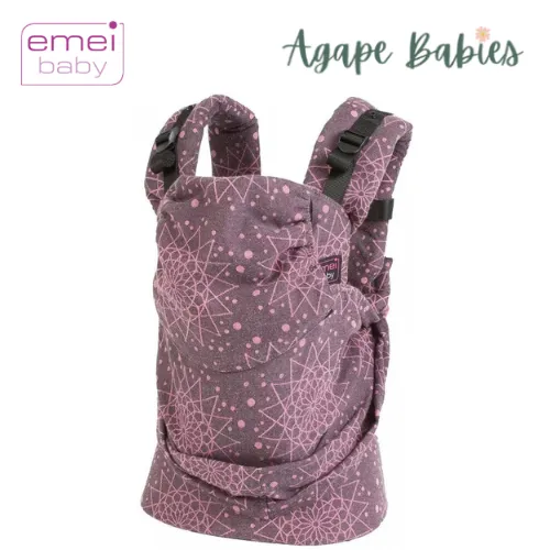 Emeibaby Hybrid Wrap Conversion Baby Carrier - Full Stellar Pink