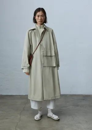 Front Pocket Trench, White Bone