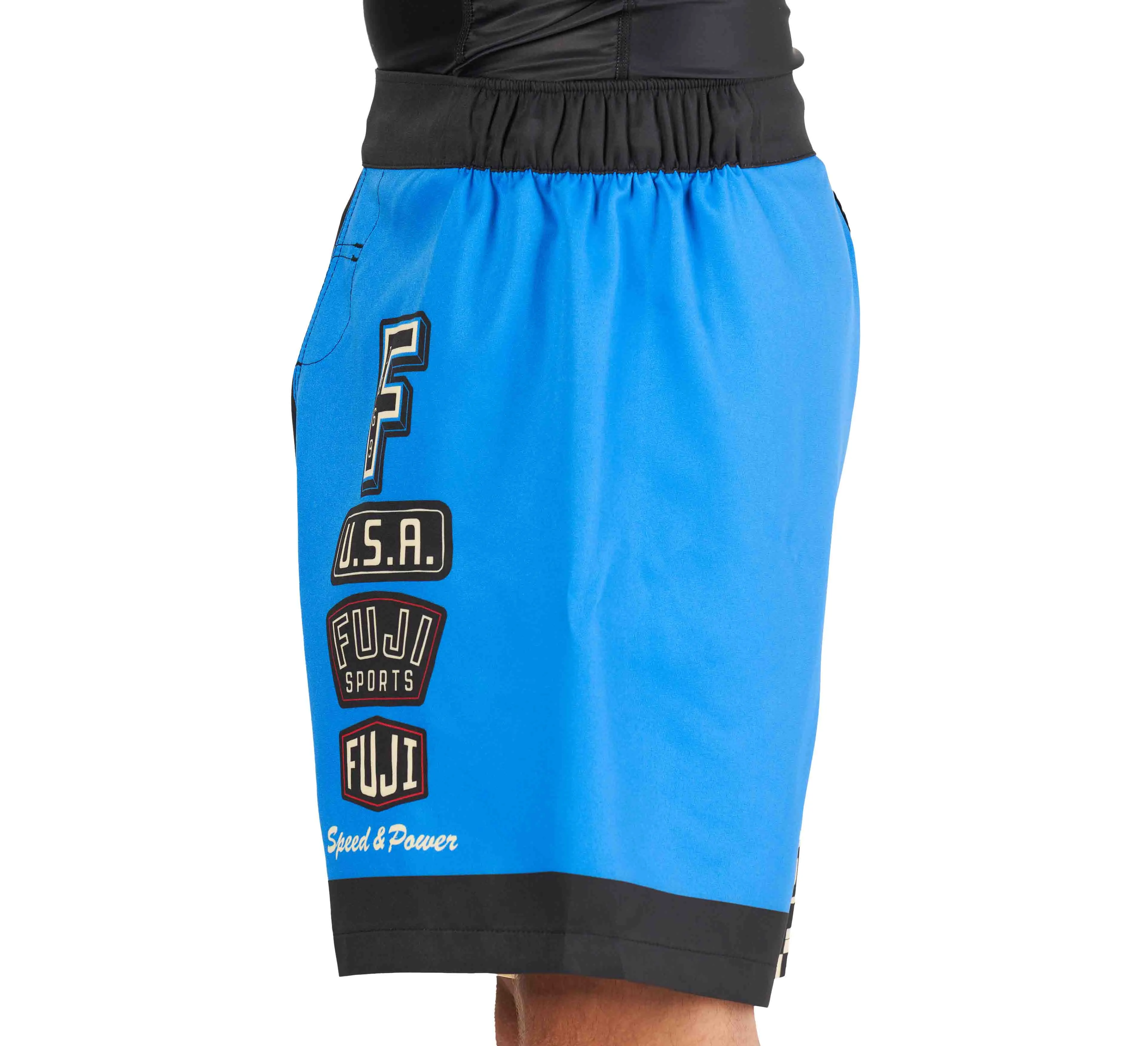 Full Throttle Lightweight Shorts Black/Blue