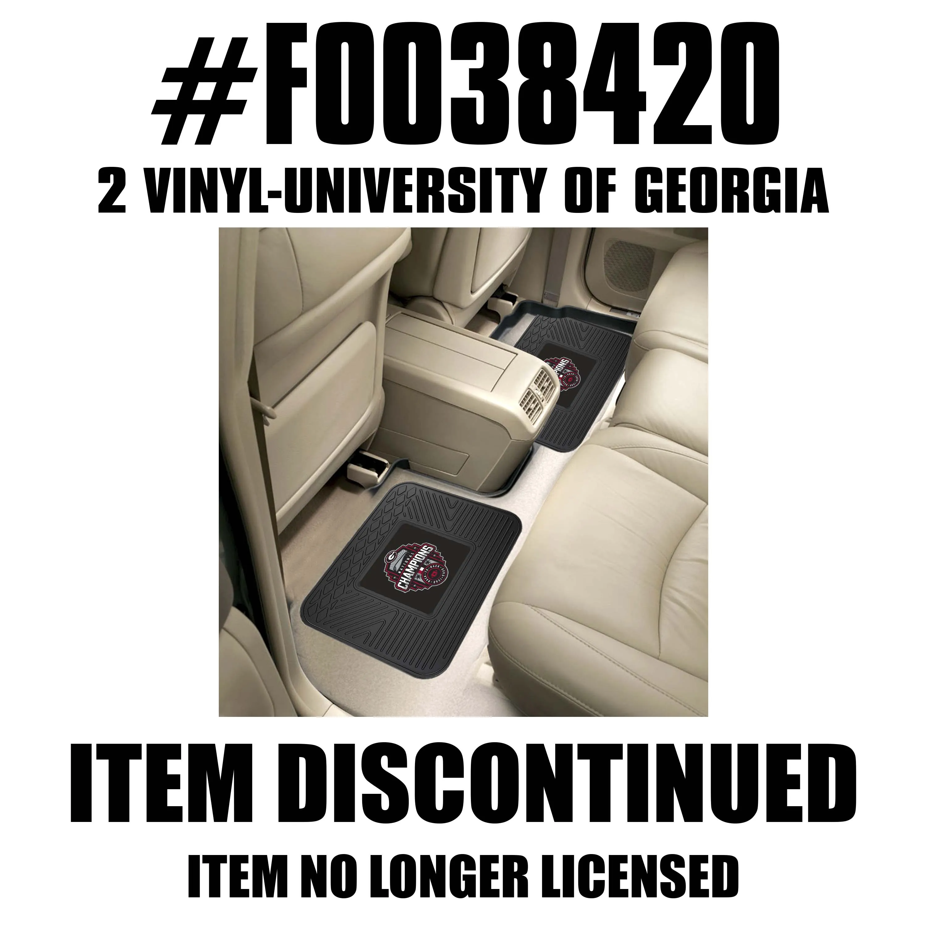 Georgia 2022-23 National Champions 2 Utility Mats