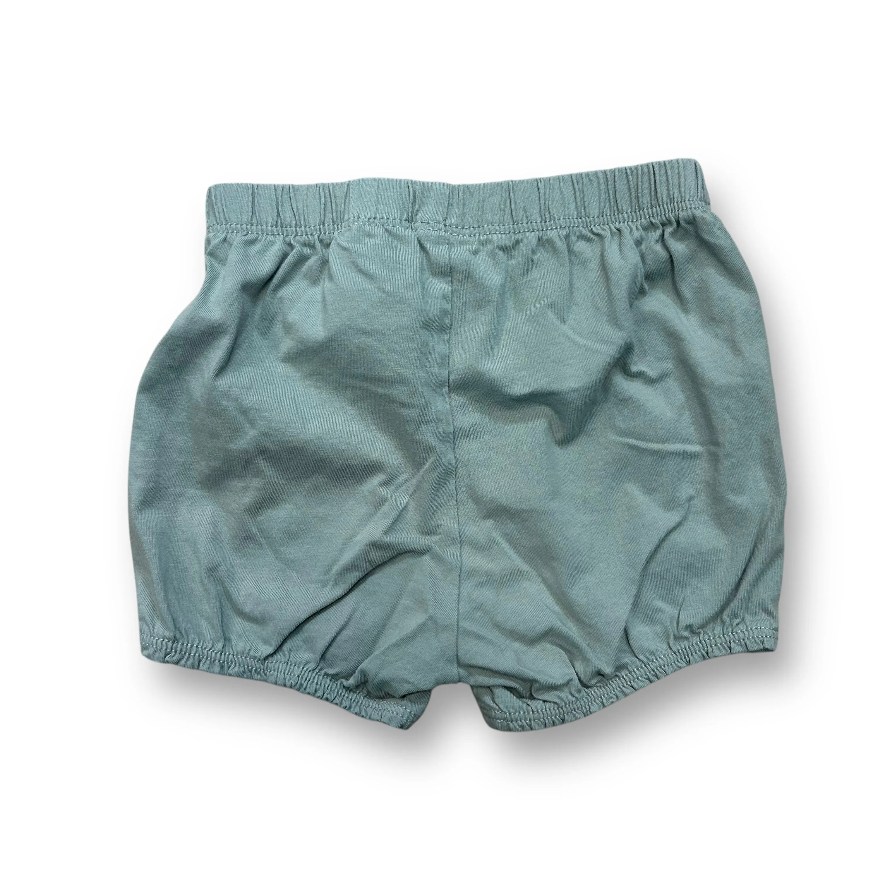 Girls H&M Size 9 Months Sage Green Lightweight Pull On Shorts