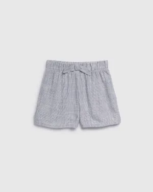 Girls Railroad Stripe Shorts