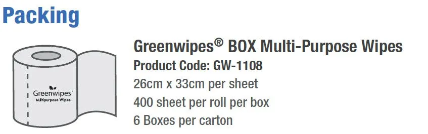 Greenwipes GW-1108 Box