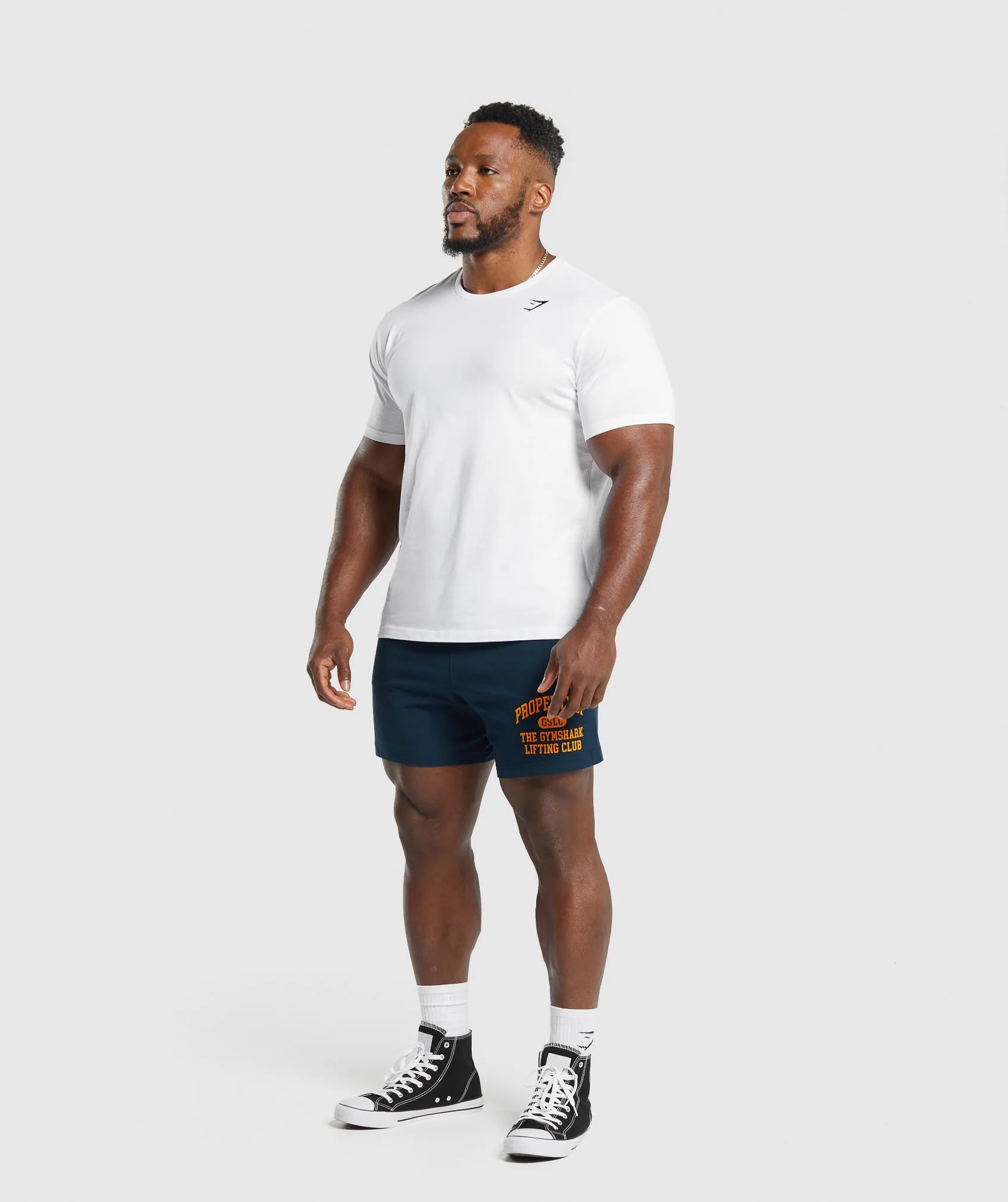 Gymshark Lightweight Jersey Shorts - Navy