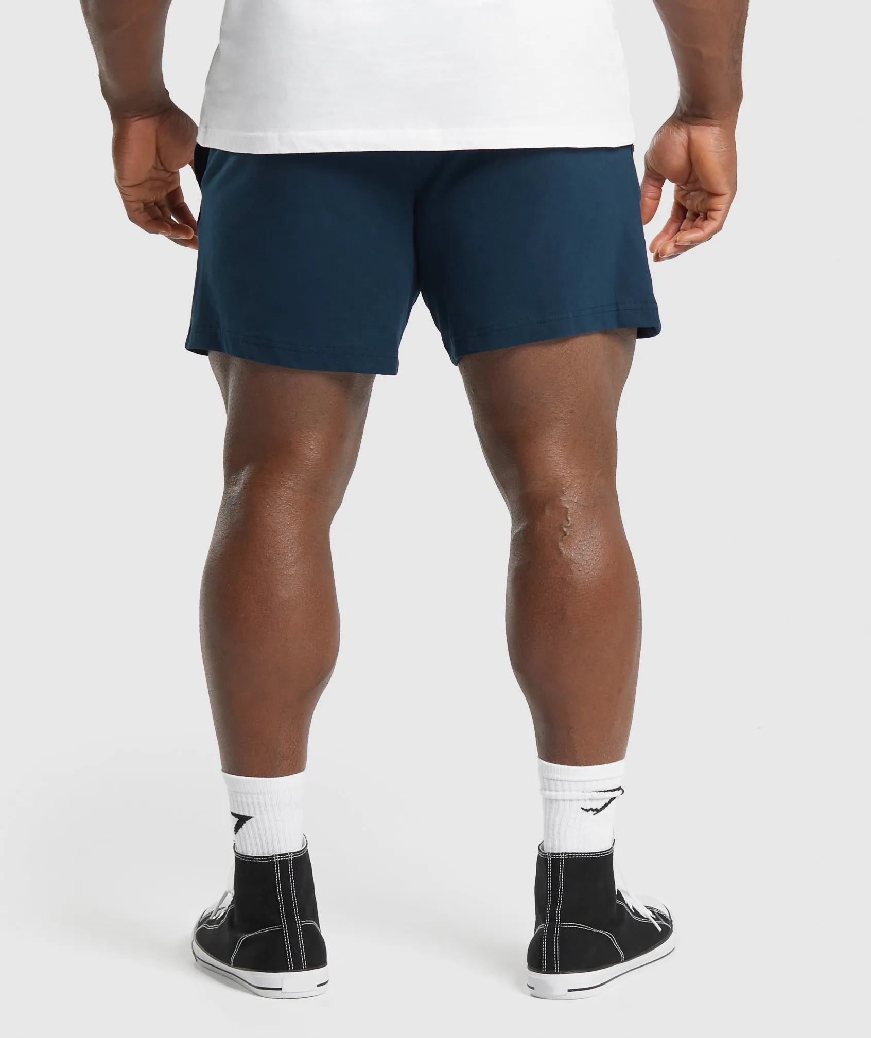 Gymshark Lightweight Jersey Shorts - Navy