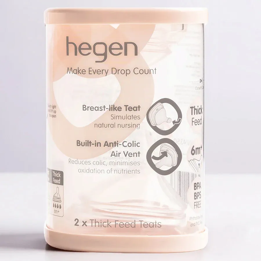 Hegen Teat Thick Feed (Pack of 2)