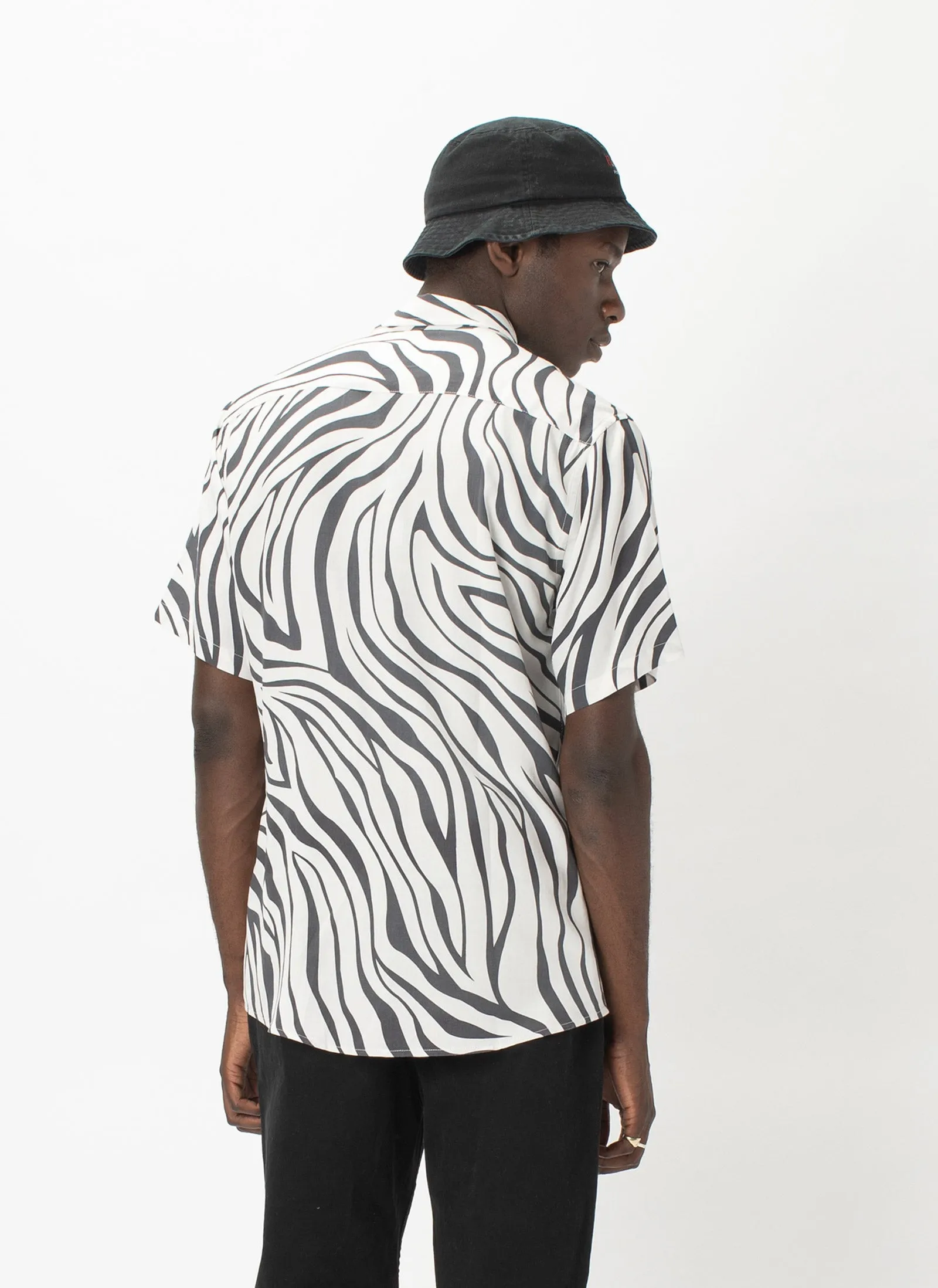 Holiday Short-Sleeve Shirt Zebra