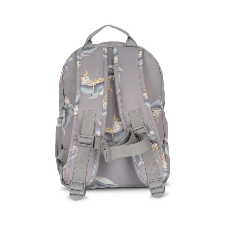 Konges Sløjd Rainy Kids Backpack Junior Whale Boat