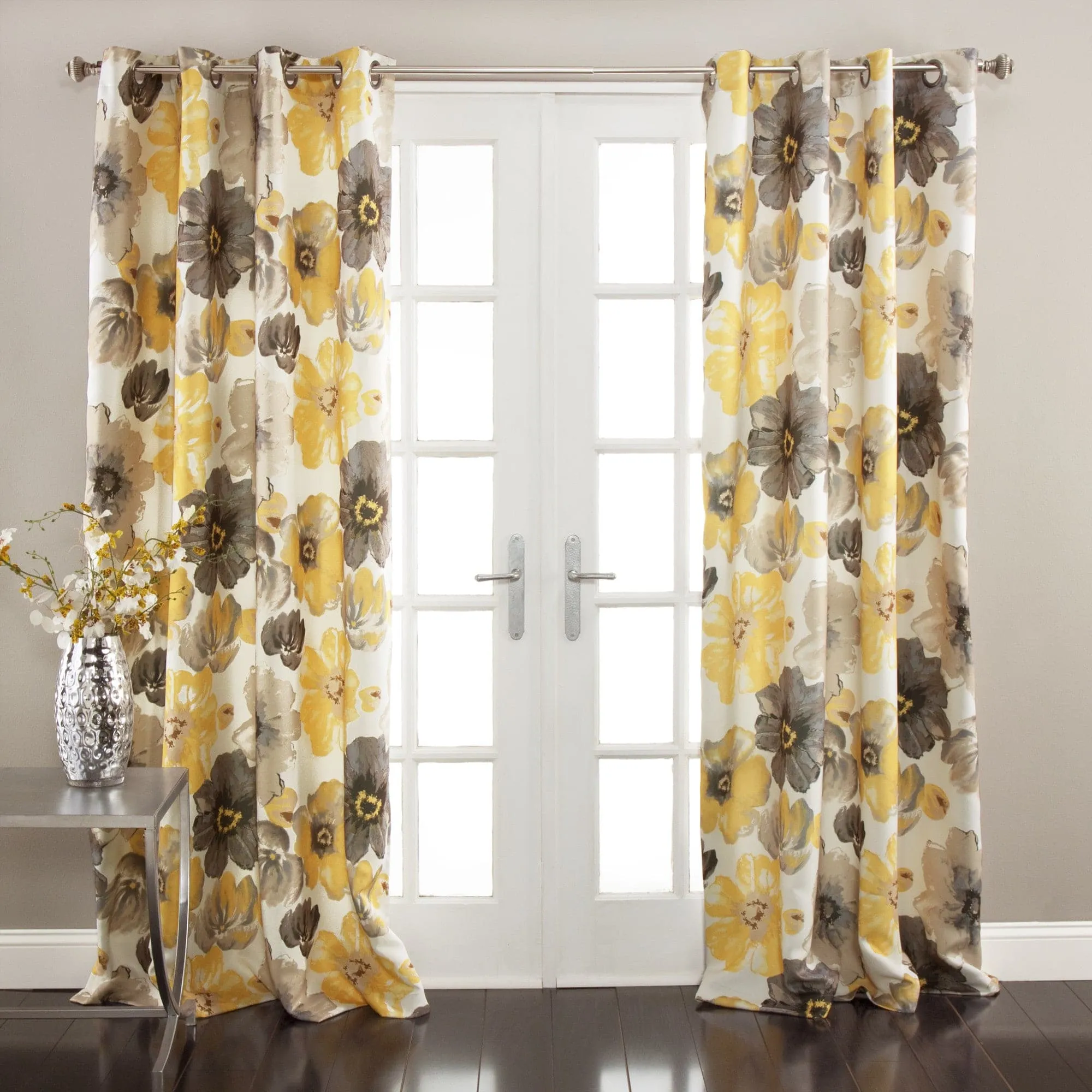 Leah Light Filtering Window Curtain Set