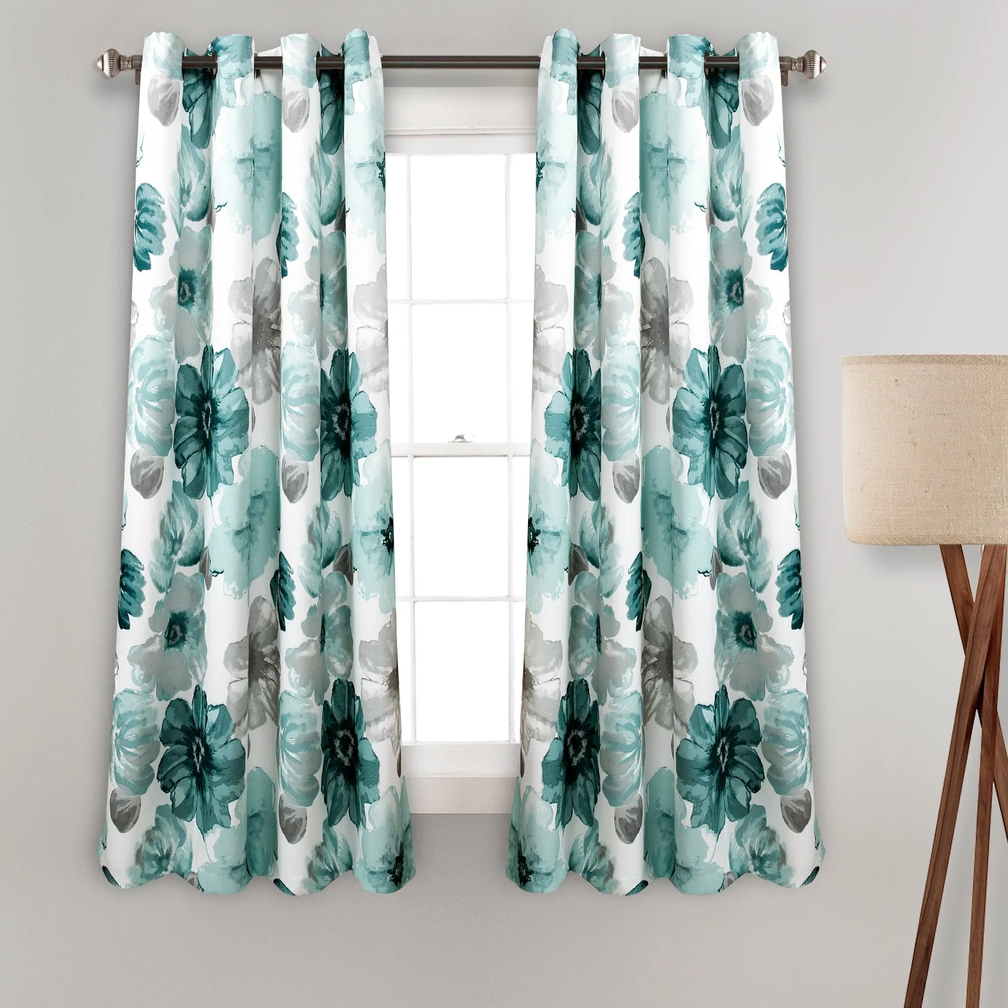 Leah Light Filtering Window Curtain Set